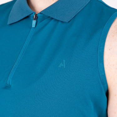 Reit-Poloshirt ohne Ärmel Aubrion React – Damen Reit-Poloshirt ohne Ärmel Aubrion React – Damen