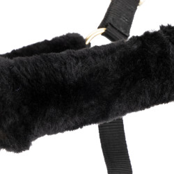 Halfter mit Kunstfell + Führstrick | Shires ARMA Reitsport
