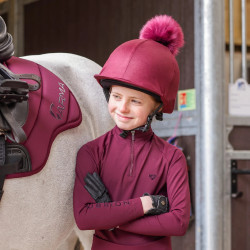 Reit-Baselayer Kinder mit 1/4-Zip – Shires Aubrion Eltar