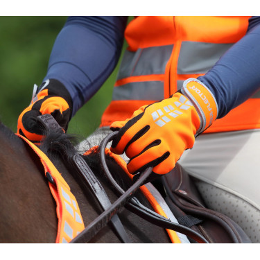 Reithandschuhe mit Reflexstreifen – Shires Equi‑Flector Reithandschuhe mit Reflexstreifen – Shires Equi‑Flector