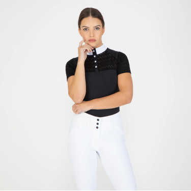 Reit-Turniershirt Damen Shires Aubrion Optima VX – UPF 50 Reit-Turniershirt Damen Shires Aubrion Optima VX – UPF 50