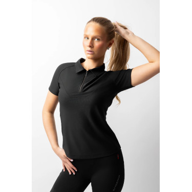 Reit-Poloshirt Damen B Vertigo Giselle zweifarbig