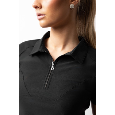 Reit-Poloshirt Damen B Vertigo Giselle zweifarbig