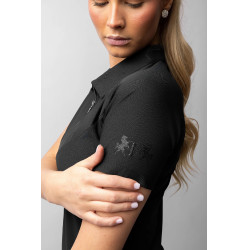 Reit-Poloshirt Damen B Vertigo Giselle zweifarbig