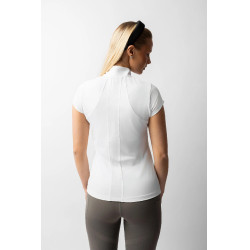 Reit Trainingsshirt Damen kurzarm UPF40+ mit Zip Reit Trainingsshirt Damen kurzarm UPF40+ mit Zip