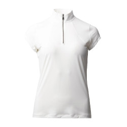 Reit Trainingsshirt Damen kurzarm UPF40+ mit Zip Reit Trainingsshirt Damen kurzarm UPF40+ mit Zip