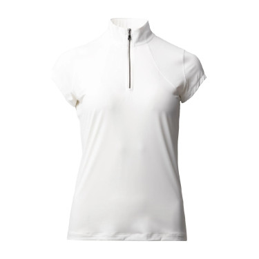 Reit Trainingsshirt Damen kurzarm UPF40+ mit Zip Reit Trainingsshirt Damen kurzarm UPF40+ mit Zip