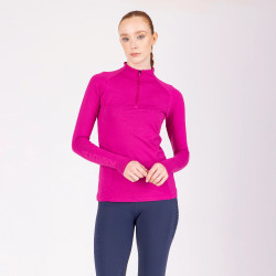 Reit-Unterziehshirt langarm Aubrion React – UV 50+