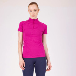 Reit-Unterziehshirt kurzarm React Aubrion Shires