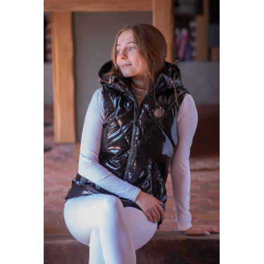 Damen Reitweste Pénélope Mélina – Schwarz | Equi-Clic
