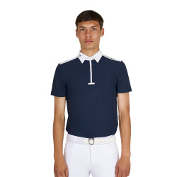 Herren-Polo Turnier Slim Fit Kurzarm Equestro