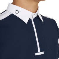 Herren-Polo Turnier Slim Fit Kurzarm Equestro