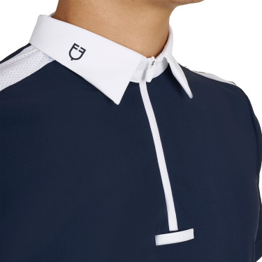 Herren-Polo Turnier Slim Fit Kurzarm Equestro