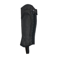 Unisex-Lederchaps mit kontrastierendem Besatz New Equestro