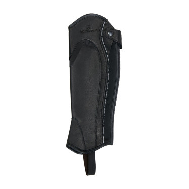 Unisex-Lederchaps mit kontrastierendem Besatz New Equestro