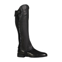 Unisex-Lederchaps mit kontrastierendem Besatz New Equestro