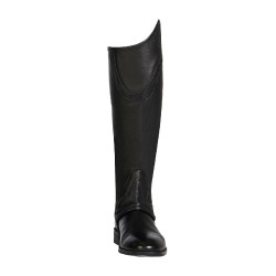Unisex-Lederchaps mit kontrastierendem Besatz New Equestro