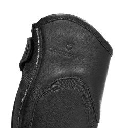 Unisex-Lederchaps mit kontrastierendem Besatz New Equestro