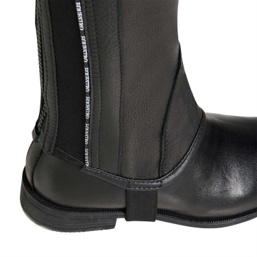 Unisex-Lederchaps mit kontrastierendem Besatz New Equestro