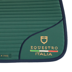 Schabracke Springen mit gesticktem Logo Equestro X Fise 100