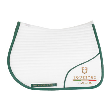 Schabracke Springen mit gesticktem Logo Equestro X Fise 100
