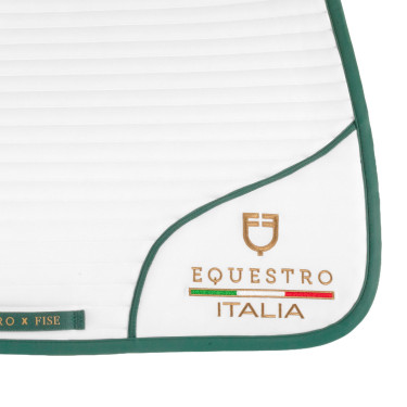 Schabracke Springen mit gesticktem Logo Equestro X Fise 100