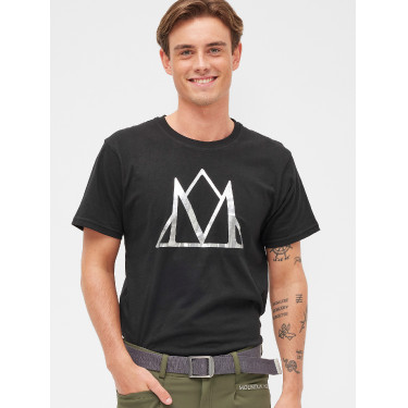 MH Silbernes T-Shirt Mountain Horse Herren