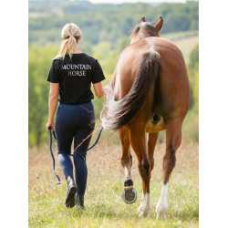 MH Silbernes T-Shirt Mountain Horse Herren