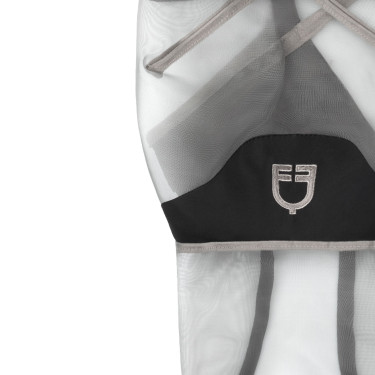 Vollständige Fliegenmaske mit Equestro-Logo