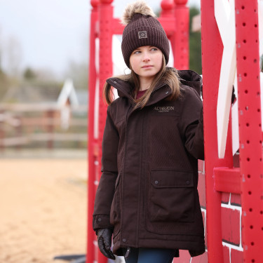 Winter-Reitmantel für Kinder – Aubrion, wasserdicht