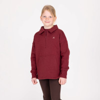 Reitpullover mit Viertelzip für junge Reiter – Aubrion
