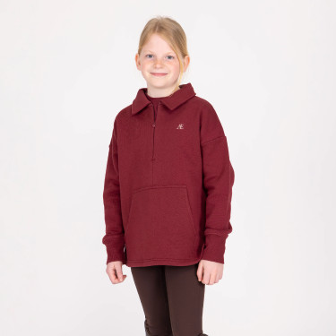 Reitpullover mit Viertelzip für junge Reiter – Aubrion Reitpullover mit Viertelzip für junge Reiter – Aubrion