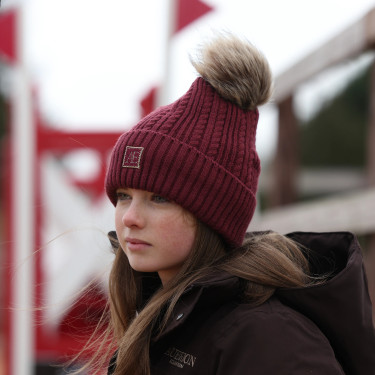 Reit-Strickmütze Aubrion – warme Reitmütze | equi-clic