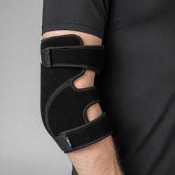 Verstellbare Ellenbogenbandage Strapz Back on Track Verstellbare Ellenbogenbandage Strapz Back on Track