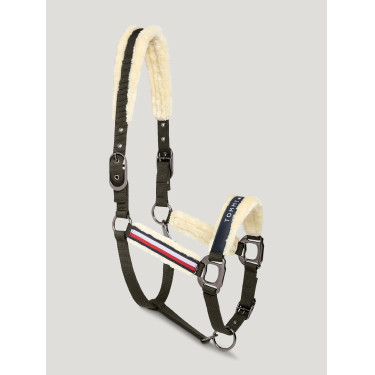 Pferdehalfter mit Fell + Führstrick | Tommy Hilfiger Reitbedarf