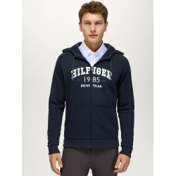 Parker Herren Zip-Up Hoodie Jacke Tommy Hilfiger Equestrian