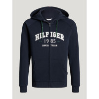 Parker Herren Zip-Up Hoodie Jacke Tommy Hilfiger Equestrian