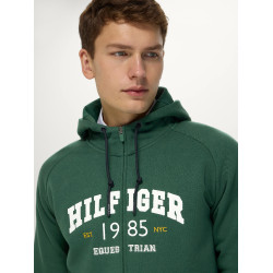 Parker Herren Zip-Up Hoodie Jacke Tommy Hilfiger Equestrian