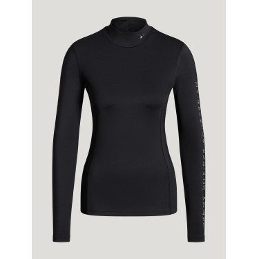 Amelie Damen-Baselayer mit Strass und hohem Kragen Tommy Hilfiger Equestrian