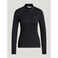 Cady Damen 1/4-Zip Trainingsshirt mit Strass Tommy Hilfiger Equestrian
