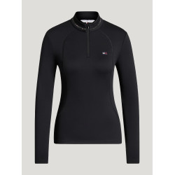 Cady Damen 1/4-Zip Trainingsshirt mit Strass Tommy Hilfiger Equestrian