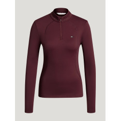 Cady Damen 1/4-Zip Trainingsshirt mit Strass Tommy Hilfiger Equestrian