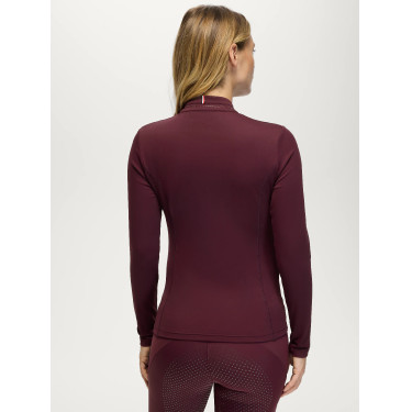 Cady Damen 1/4-Zip Trainingsshirt mit Strass Tommy Hilfiger Equestrian