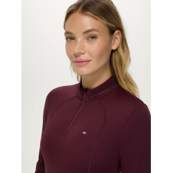 Cady Damen 1/4-Zip Trainingsshirt mit Strass Tommy Hilfiger Equestrian