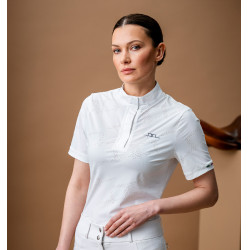 Reit-Turniershirt kurzarm AA Elena – UV-Schutz