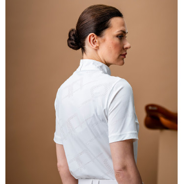 Reit-Turniershirt kurzarm AA Elena – UV-Schutz