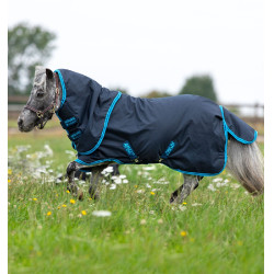 Regendecke für Mini-Pferde mit Halsteil – 200g Regendecke für Mini-Pferde mit Halsteil – 200g