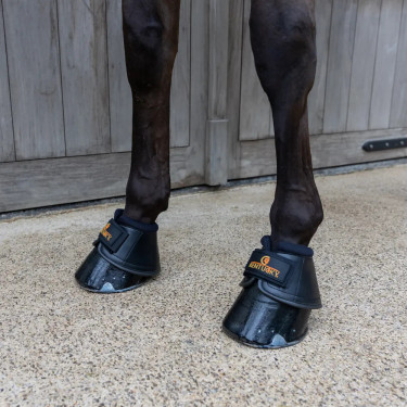Hufglocken Pro XXL schwarz – Reitsport Schutz | Eqi-Clic