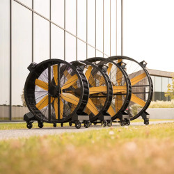 Stallventilator 144 cm mit Kabel – Pferdestall & Halle