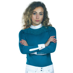 Damen-Poloshirt Cassia langarm Flags & Cup Damen-Poloshirt Cassia langarm Flags & Cup